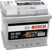 Отзывы Автомобильный аккумулятор Bosch S5 001 552 401 052 (52 А/ч)