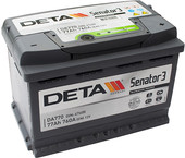 Отзывы Автомобильный аккумулятор DETA Senator3 DA770 (77 А·ч)