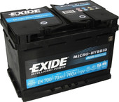 Отзывы Автомобильный аккумулятор Exide Hybrid AGM EK700 (70 А/ч)