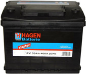 Отзывы Автомобильный аккумулятор Hagen 55565 (55 А·ч)