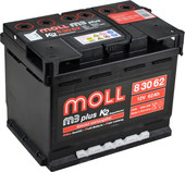 Отзывы Автомобильный аккумулятор MOLL M3 plus K2 83062 (62 А·ч)