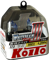 Отзывы Галогенная лампа Koito H1 WhiteBeam III 2шт