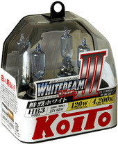 Отзывы Галогенная лампа Koito HB3 WhiteBeam III 2шт