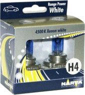 Отзывы Галогенная лампа Narva H4 Range Power White 2шт [48680RPW]