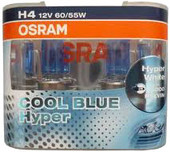 Отзывы Галогенная лампа Osram H4 Cool Blue Hyper 2шт