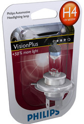 Отзывы Галогенная лампа Philips H4 Vision Plus 1шт