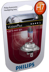 Отзывы Галогенная лампа Philips H7 Vision Plus 1шт