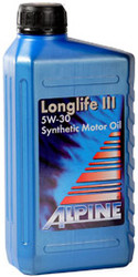 Отзывы Моторное масло Alpine Longlife III 5W-30 1л