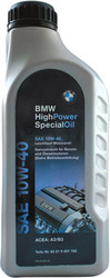 Отзывы Моторное масло BMW HighPower SpecialOil 10W-40 1л