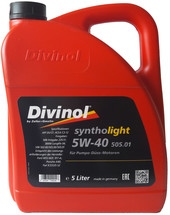Отзывы Моторное масло Divinol Syntholight 505.01 SAE 5W-40 5л