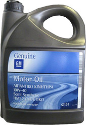 Отзывы Моторное масло GM OPEL 10W-40 5л