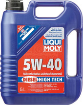 Отзывы Моторное масло Liqui Moly Diesel High Tech 5W-40 5л