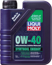 Отзывы Моторное масло Liqui Moly Synthoil Energy 0W-40 1л