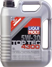 Отзывы Моторное масло Liqui Moly TOP TEC 4300 5W-30 5л