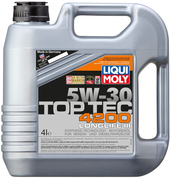 Отзывы Моторное масло Liqui Moly TOP TEC 4200 5W-30 4л