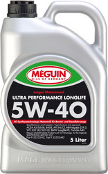 Отзывы Моторное масло Meguin Megol Ultra Performance Longlife 5W-40 5л [6328]