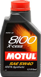 Отзывы Моторное масло Motul 8100 X-cess 5W40 1л
