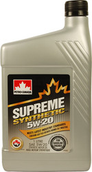 Отзывы Моторное масло Petro-Canada Supreme Synthetic 5w-20 1л