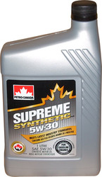 Отзывы Моторное масло Petro-Canada Supreme Synthetic 5W-30 1л