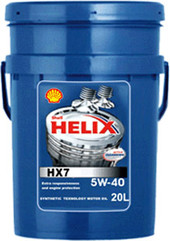 Отзывы Моторное масло Shell Helix HX7 5W-40 20л