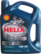 Отзывы Моторное масло Shell Helix HX7 5W-40 4л