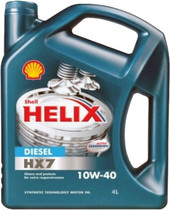 Отзывы Моторное масло Shell Helix Diesel HX7 10W-40 4л