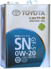 Отзывы Моторное масло Toyota SN GF-5 0W-20 (08880-10505) 4л
