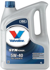 Отзывы Моторное масло Valvoline SynPower 5W-40 4л