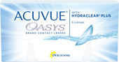 Отзывы Контактные линзы Acuvue Oasys with Hydraclear Plus +8 дптр 8.4 мм