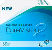 Отзывы Контактные линзы Bausch & Lomb Pure Vision 2 HD -12 дптр 8.6 мм