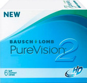 Отзывы Контактные линзы Bausch & Lomb Pure Vision 2 HD -4.5 дптр 8.6 мм