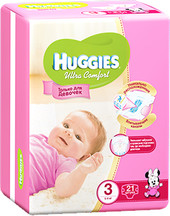 Отзывы Подгузники Huggies Ultra Comfort 3 для девочек (21 шт)