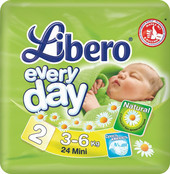 Отзывы Подгузники Libero Everyday Mini 2 (24 шт)