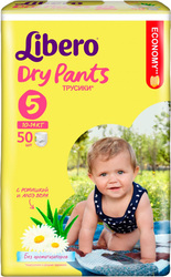 Отзывы Трусики Libero Dry Pants 5 Maxi Plus (50 шт)