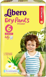 Отзывы Трусики Libero Dry Pants 6 Extra Large (46 шт)