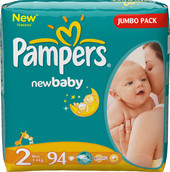 Отзывы Подгузники Pampers New Baby 2 Mini Jumbo Pack (94 шт)