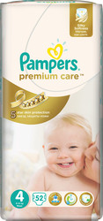 Отзывы Подгузники Pampers Premium Care 4 Maxi (52 шт)