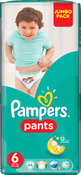 Отзывы Трусики Pampers Pants 6 Extra Large (44 шт)