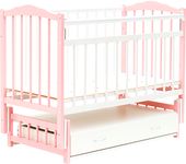 Отзывы Детская кроватка Bambini 02 (белый/розовый)