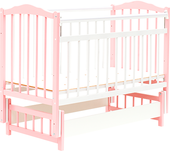 Отзывы Детская кроватка Bambini 03 (белый/розовый)