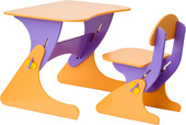 Отзывы Детский стол Столики Детям Буслик Б-ФО (фиолетовый/оранжевый)