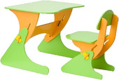 Отзывы Детский стол Столики Детям Буслик Б-СО (салатовый/оранжевый)