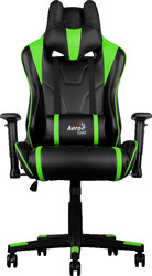 Отзывы Кресло AeroCool AC220 (черный/зеленый)
