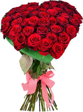 Отзывы  Bloom Букет-сердце из 51 розы /80 см