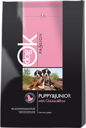 Отзывы Корм для собак Ok Passion Puppy&Junior with Chicken&Rice 3 кг