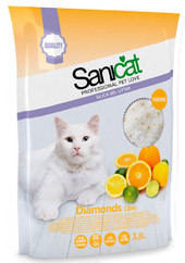 Отзывы Наполнитель для туалета Sanicat Professional Diamonds Citric 3.8 л