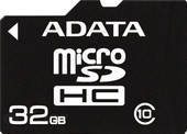 Отзывы Карта памяти A-Data microSDHC (Class 10) 32GB (AUSDH32GCL10-R)
