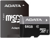 Отзывы Карта памяти A-Data Premier microSDXC UHS-I U1 Class 10 64GB (AUSDX64GUICL10-RA1)