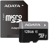 Отзывы Карта памяти A-Data Premier microSDXC UHS-I U1 Class 10 128GB [AUSDX128GUICL10-RA1]