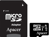 Отзывы Карта памяти Apacer microSDHC UHS-I (Class 10) 16GB + адаптер (AP16GMCSH10U1-R)